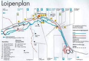 Langlauf-Loipenplan