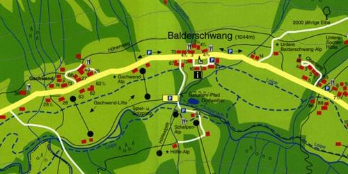 Balderschwang Ortsplan